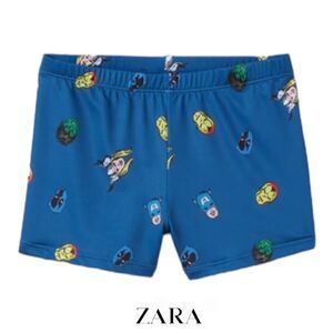 ZARA Kids | Blue | AVENGERS © MARVEL BERMUDA SWIM SHORTS